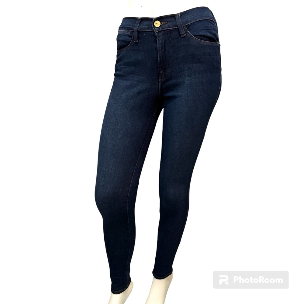 FRAME Denim Le High Skinny Harper Dark Wash Jeans - Size 26